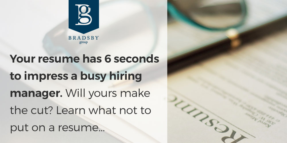 5 ways to support and develop women in the workplace - Bradsby Group Your resume has 6 seconds to impress a busy hiring manager. Will yours make the cut? Learn what not to put on a resume...